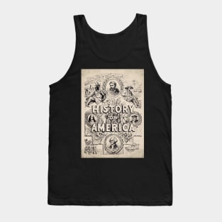 Old book cover - History of america Tank Top